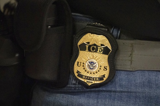 ICE Arrest New York shield belt