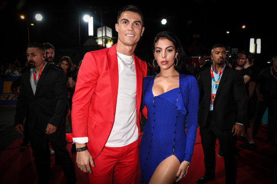 Georgina Rodriguez and Cristiano Ronaldo
