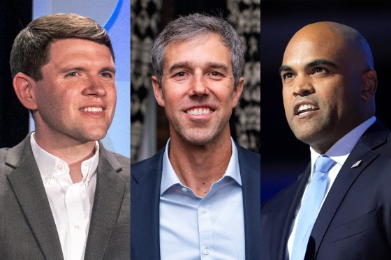 James Talarico, Beto O'Rourke, Colin Allred.