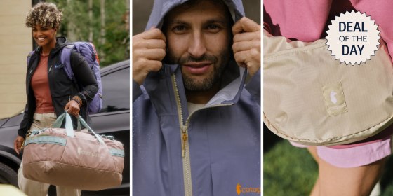The Allpa Getaway duffel, Yermo jacket and Trozo shoulder bag are a few of the many items on sale.