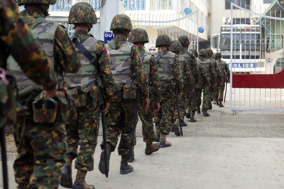 Protests Continue Despite Military Vehicles Presence