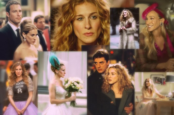 sarah jessica parker in different stages of sex and the city