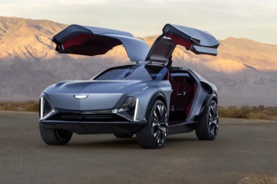 Cadillac Elevated Velocity concept car doors open