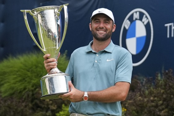 Scottie Scheffler rallies to win BMW Championship for 5th victory of the  year