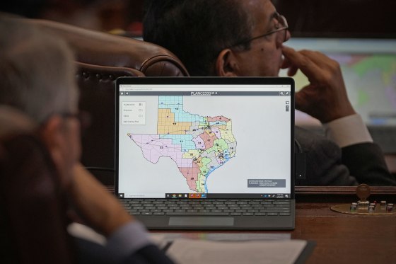 Texas Legislature 082025 - congressional redistricting map
