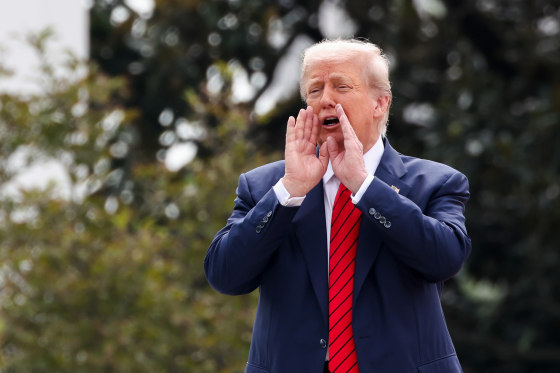 Trump Looks At Site Of Future White House Ballroom