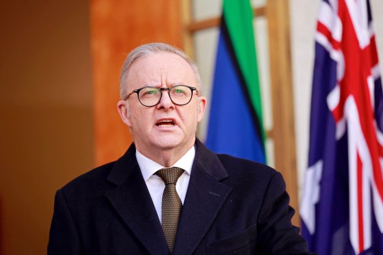 Image: Australia's Prime Minister Anthony Albanese 