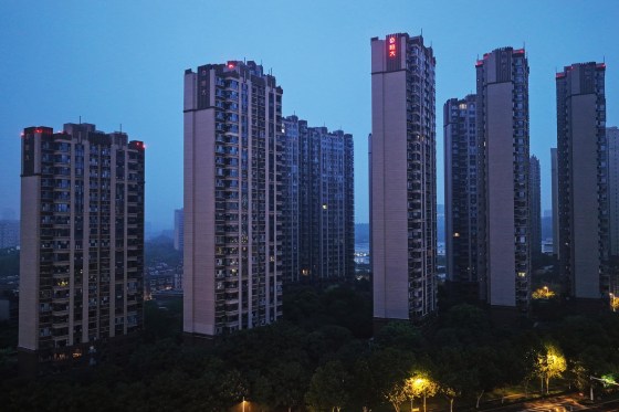An Evergrande property development in Nanjing, China.