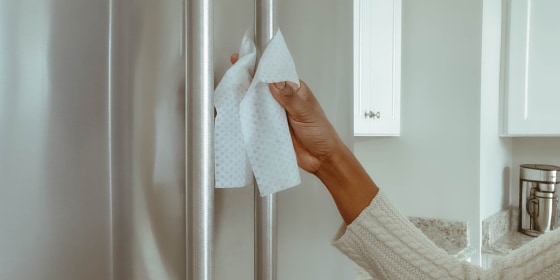 It’s safe to use stainless steel wipes and sprays to clean your appliances without scratching them.