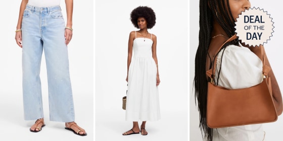 Madewell’s Labor Day sale includes deals on denim, bags and sweaters, some for more than half off. 
