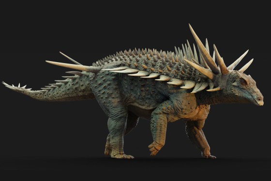 A life reconstruction of the Spicomellus.