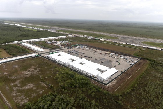 Trump Adminstation's "Alligator Alcatraz" Detention Center In The Florida Everglades