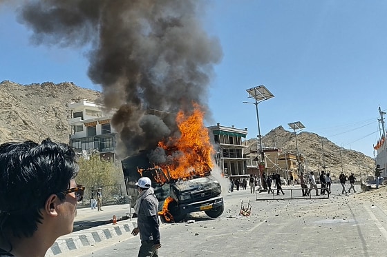 Image: TOPSHOT-INDIA-POLITICS-UNREST-LADAKH