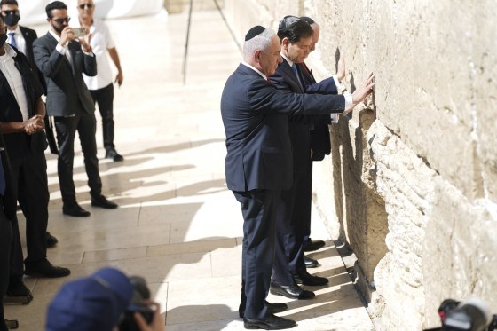 Image: ISRAEL-US-PALESTINIAN-CONFLICT-DIPLOMACY