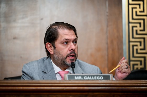 Sen. Ruben Gallego, a D-Ariz., 