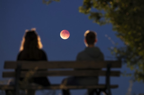 Total lunar eclipse - Leipzig