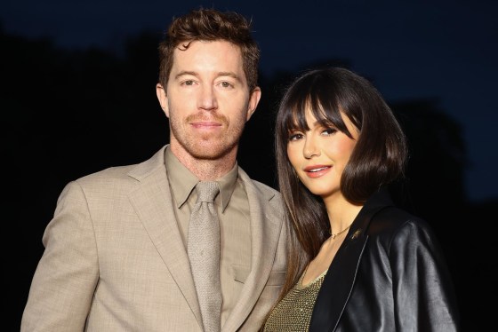 Shaun White and Nina Dobrev in Paris for the Olympic Games in 2024.