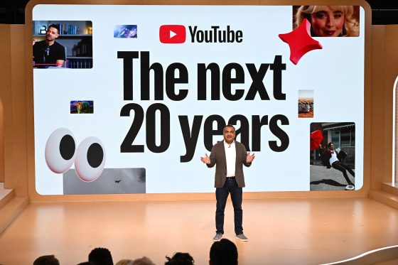 YouTube announces expanded suite of tools for creators in latest AI push - NBC News