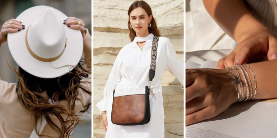 Amazon has perfect-for-fall bags, hats and jewelry for as low as $9.
