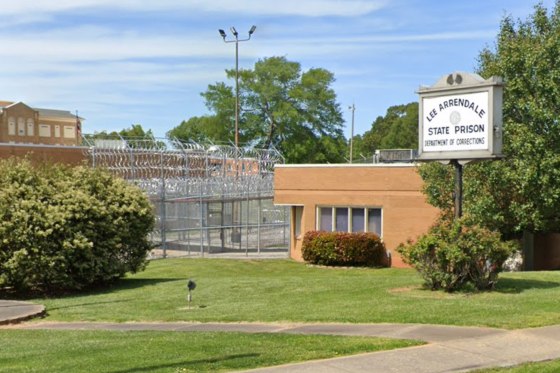 The exterior of Lee Arrendale State Prison as seen from the street