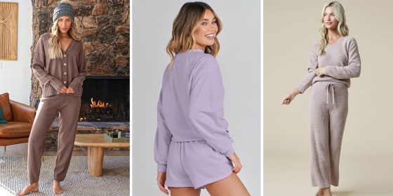 A matching lounge set is a smart way to look pulled together while still feeling comfy.