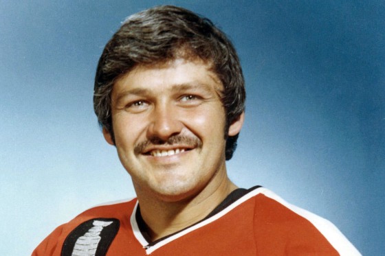 Bernie Parent of the Philadelphia Flyers.