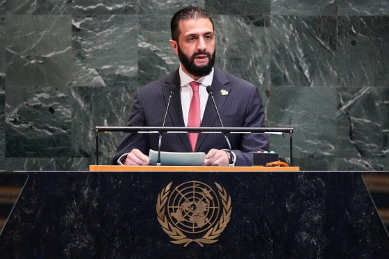 UN General Assembly Syria Ahmad Al-Sharaa