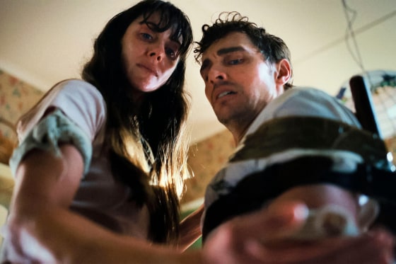 Alison Brie and Dave Franco in “Together.”