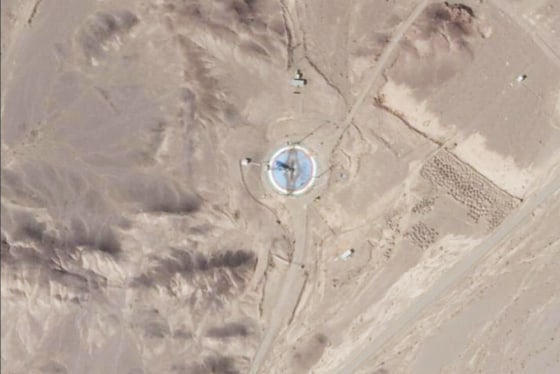 Satellite images captured on Wednesday show a scorched launch pad at Iran’s Imam Khomeini Spaceport in Semnan province.