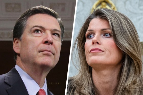 James Comey; Lindsey Halligan.