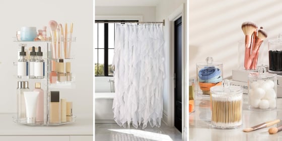 Essentials like towel warmers, extra-absorbent bath mats and full-body bath pillows can help turn your bathroom into a mini paradise. 