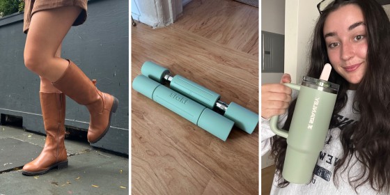 Some of our favorite items include riding boots, exercise weights and stainless steel water bottles.