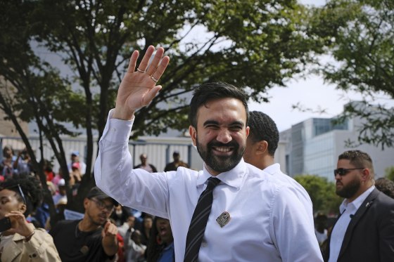 Zohran Mamdani at the African American Day Parade