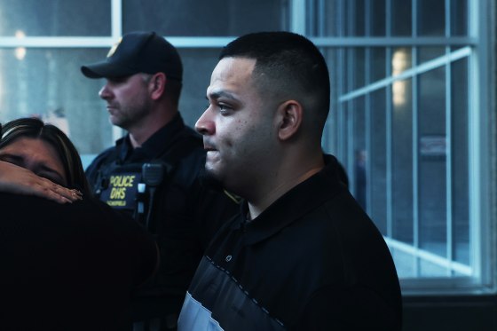 Kilmar Abrego Garcia Checks In At Baltimore ICE Office After Release From Jail