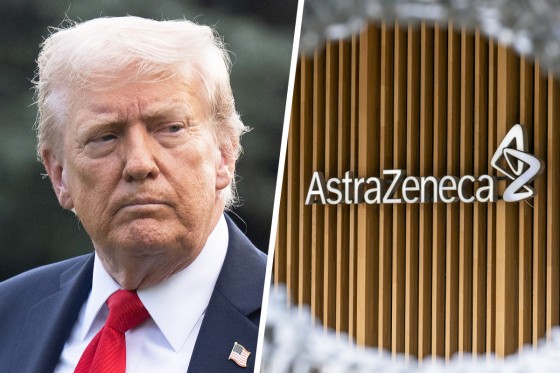 Donald Trump; AstraZeneca building