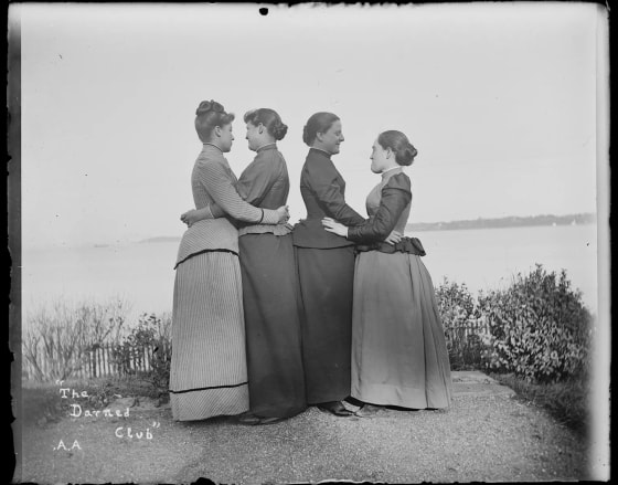 E. Alice Austen, The Darned Club, October 29, 1891.