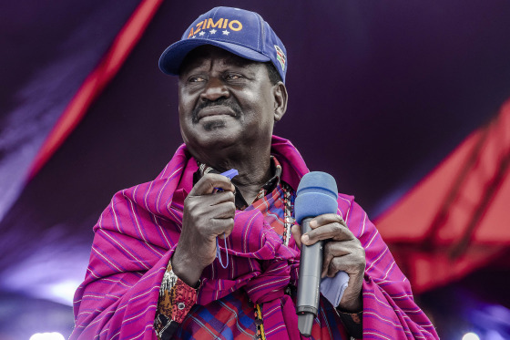 Raila Odinga former Kenyan Prime Minister