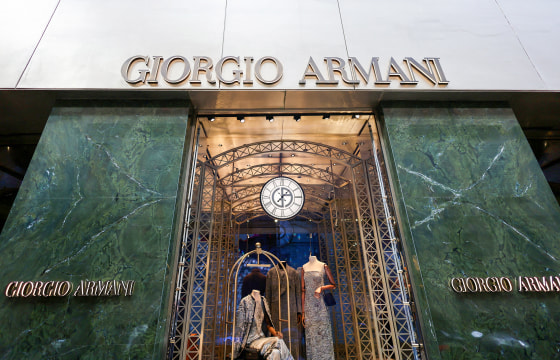 A Giorgio Armani store.