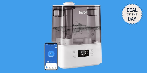 Levoit’s smart humidifier connects to an app that lets you adjust humidity levels remotely.
