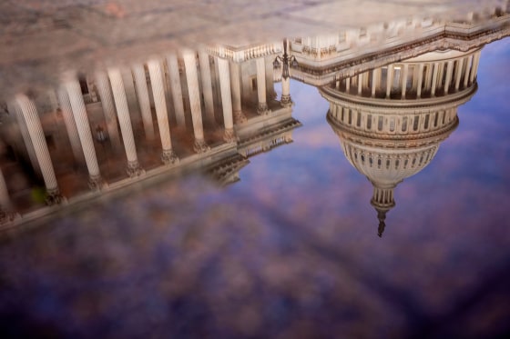 The Dome of the U.S. Capitol.