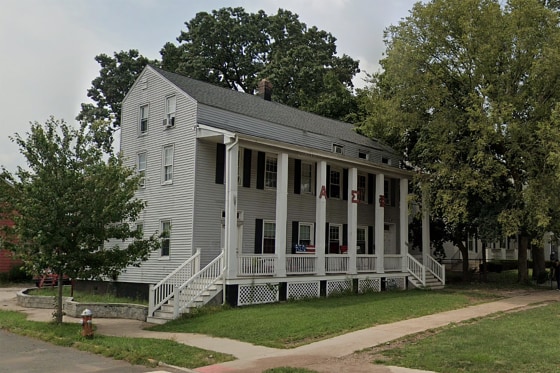 The Alpha Sigma Phi fraternity at Rutgers University in New Brunswick, N.J.