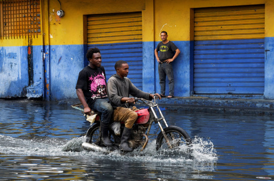 Affectations due to Tropical Storm Melissa, in Santo Domingo
