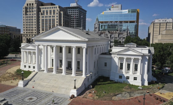 Virginia State Capitol in Richmond, VA.