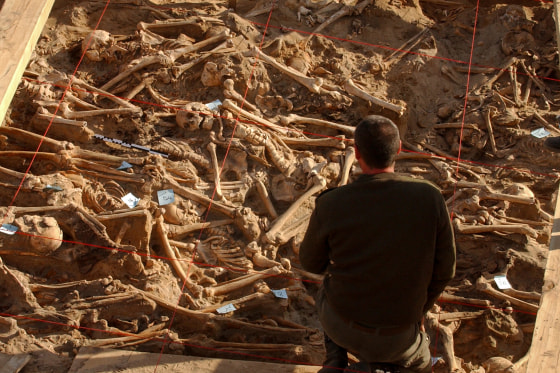 General view of the excavation site.