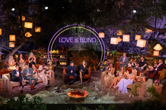 Season 9 cast members gather for a reunion episode of "Love Is Blind."