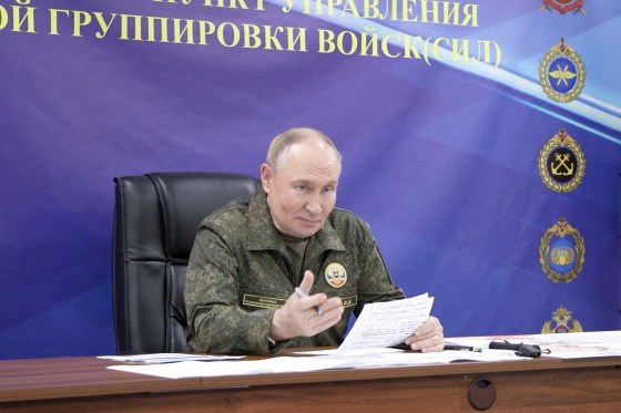 Russia's President Putin visits armed forces' command centre in the course of Russia-Ukraine conflict