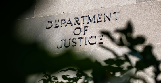 The Department of Justice (DOJ) building in Washington, D.C.