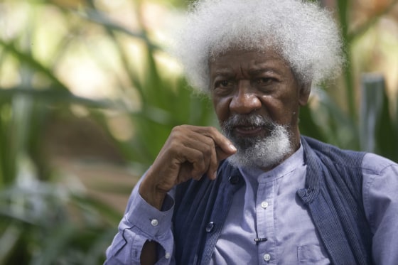 Wole Soyinka in Lagos, Nigeria, in 2021.