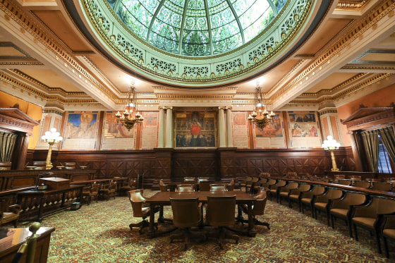 The Supreme Court of Pennsylvania chambers.