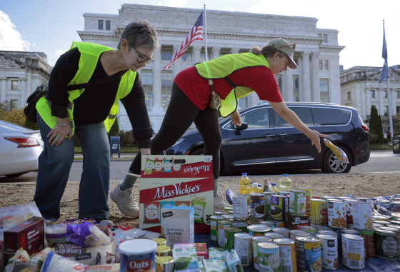 Food Drive Held On The National Mall For Furloughed Federal Workers During Shutdown